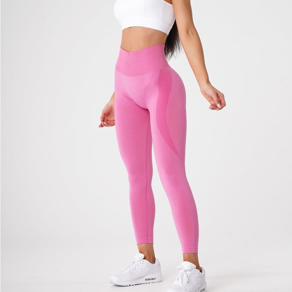 Nvgtn bubble gum pink leggings